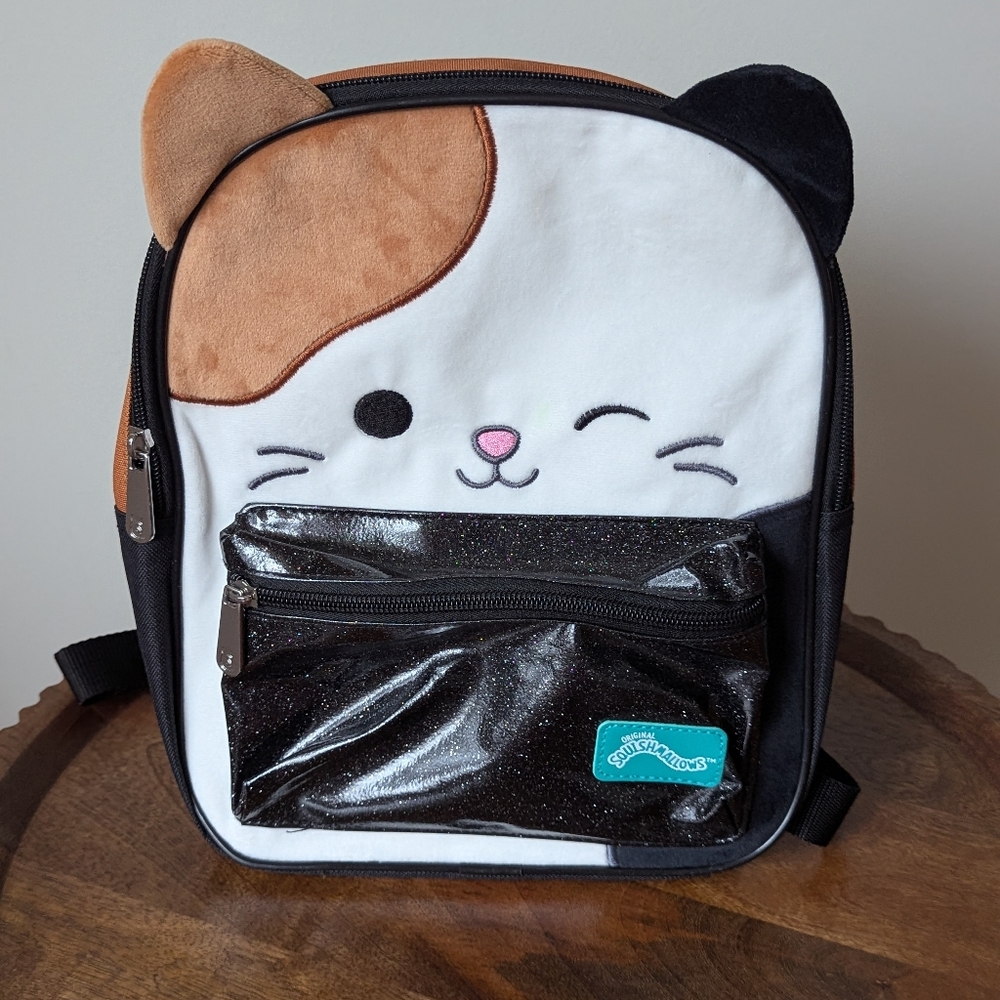 Squishmallows Cam the Calico Cat Mini Backpack 11-Inch Brand New With Tags